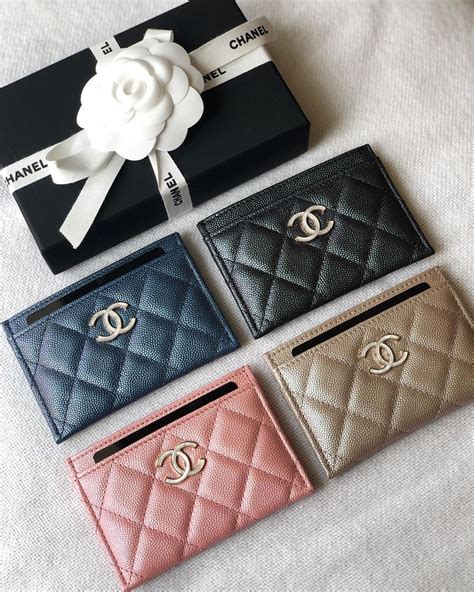 fake chanel card holder|chanel card holder hk price.